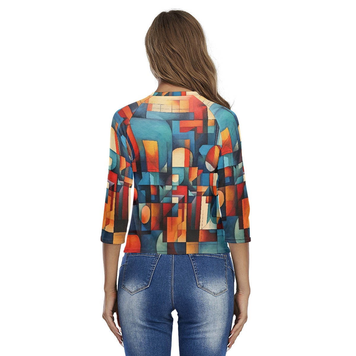 All-Over Print Women's Raglan Sleeves T-shirts