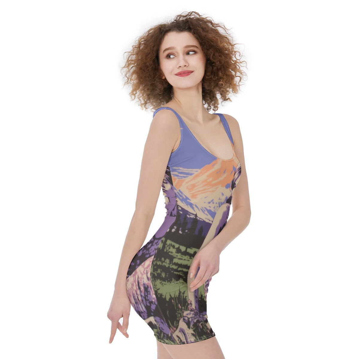 All-Over Print Women's Bodycon Dress