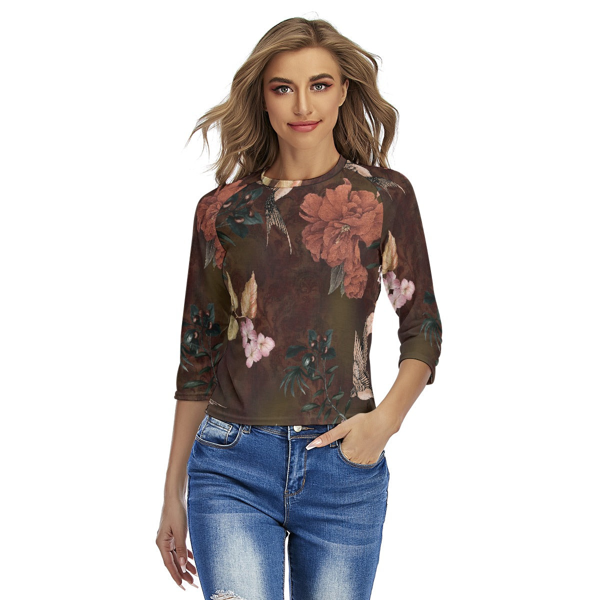 All-Over Print Women's Raglan Sleeves T-shirts