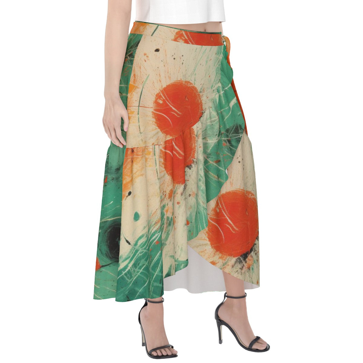 All-Over Print Women's Wrap Skirt