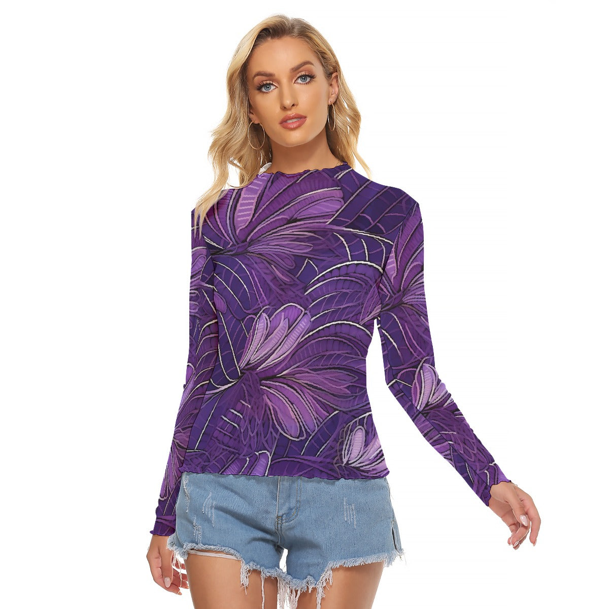 All-Over Print Women's Mesh T-shirt