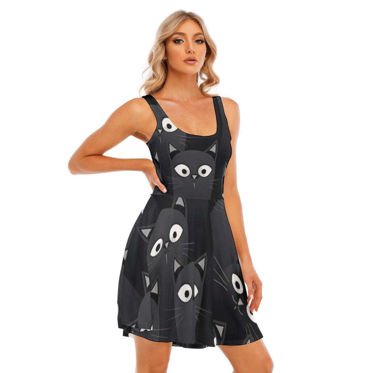 All-Over Print Women's Tank Vest Dress