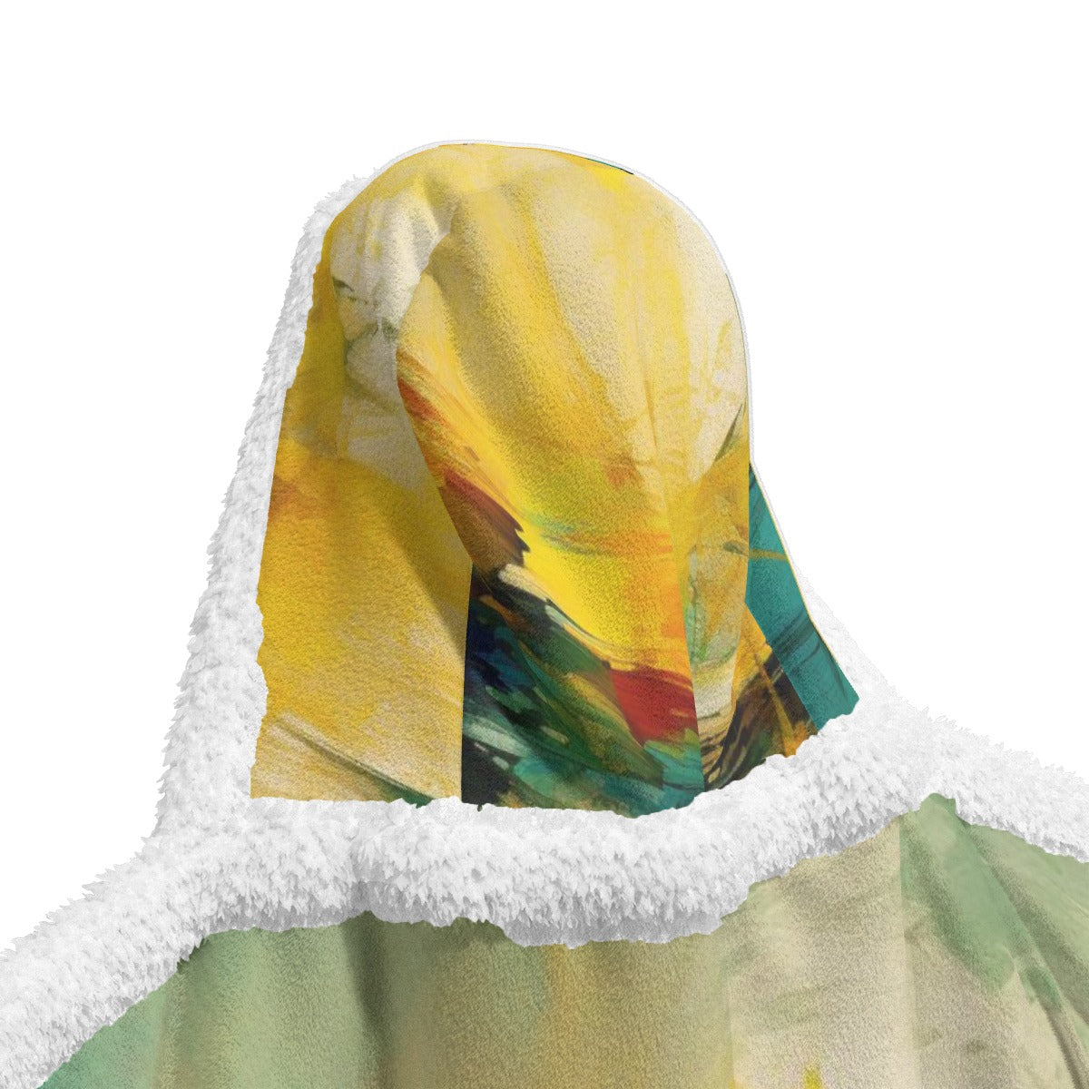 All-Over Print Unisex Wearable Hooded Blanket