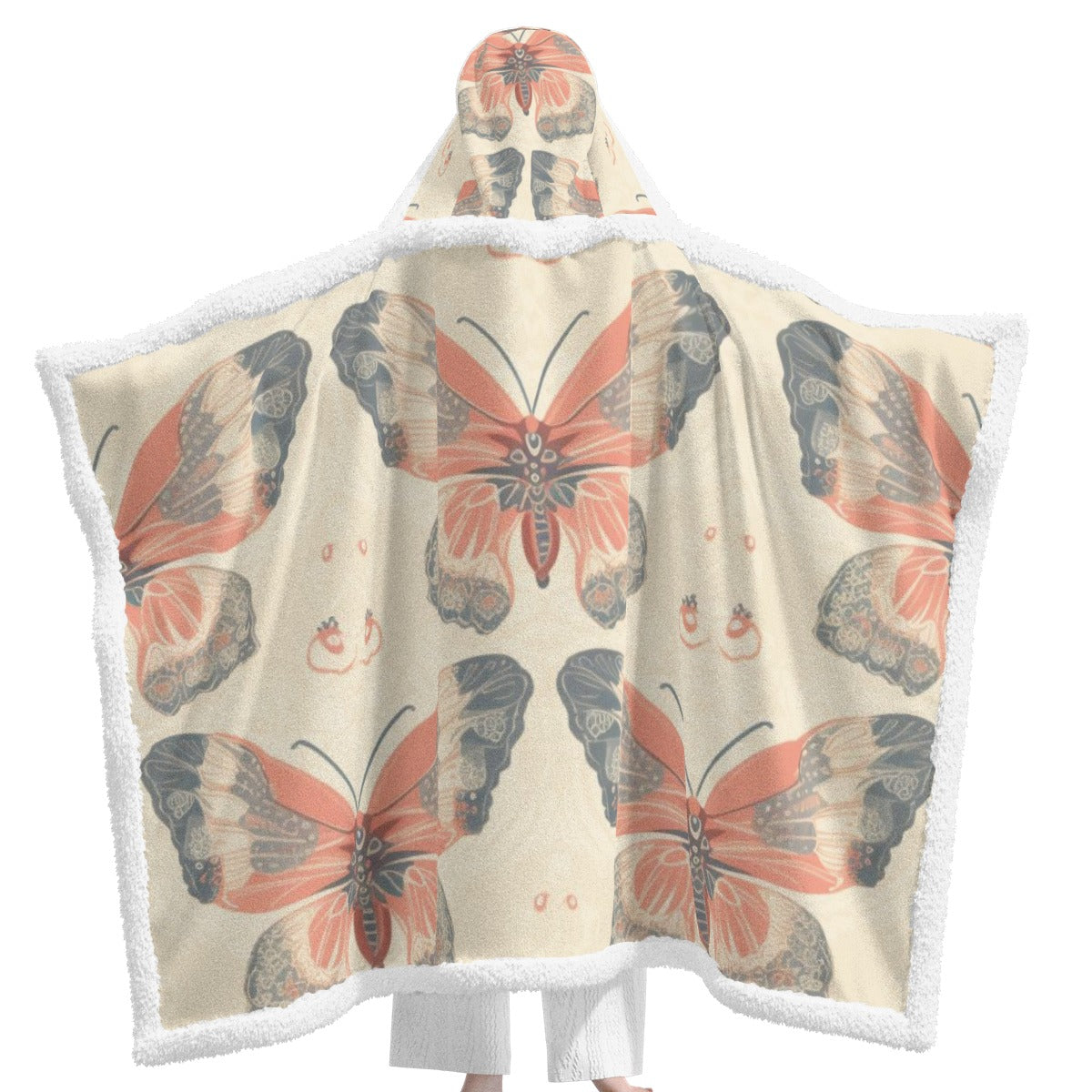 All-Over Print Unisex Wearable Hooded Blanket