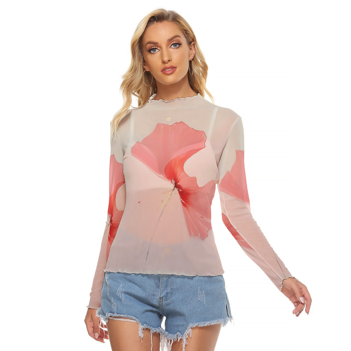 All-Over Print Women's Mesh T-shirt