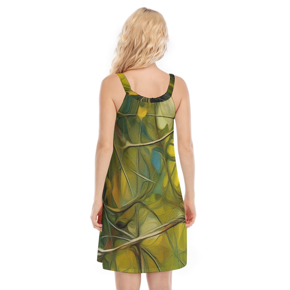 All-Over Print Women's Sleeveless Cami Dress