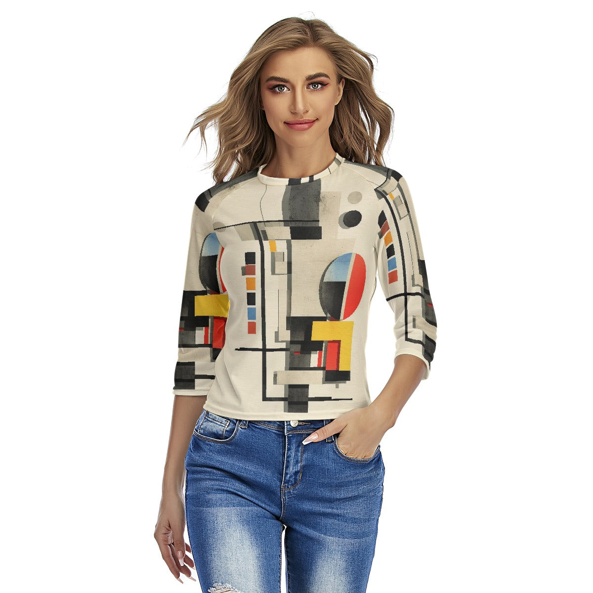 All-Over Print Women's Raglan Sleeves T-shirts