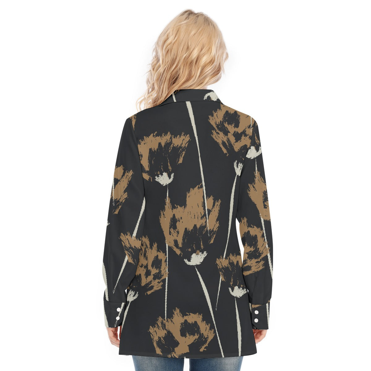 All-Over Print Women's Long Shirt