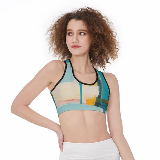 All-Over Print Sports Bra