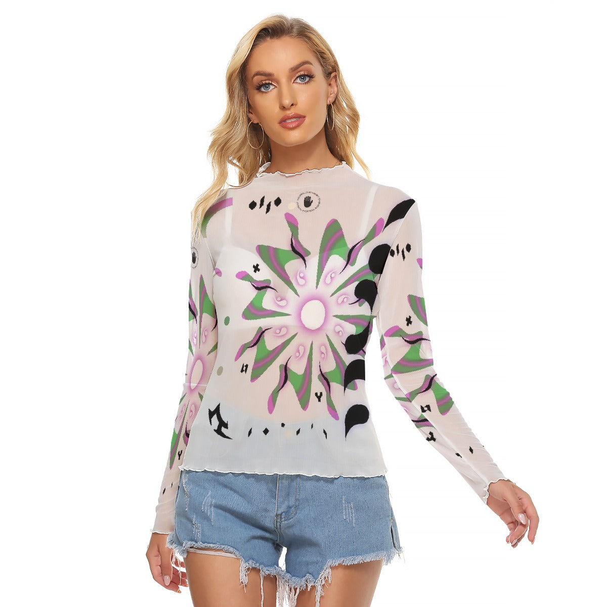 All-Over Print Women's Mesh T-shirt