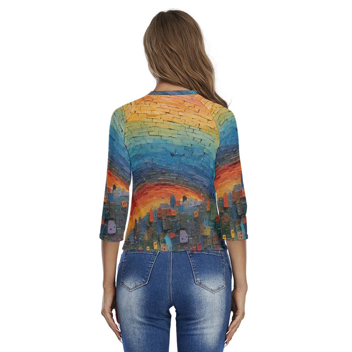 All-Over Print Women's Raglan Sleeves T-shirts