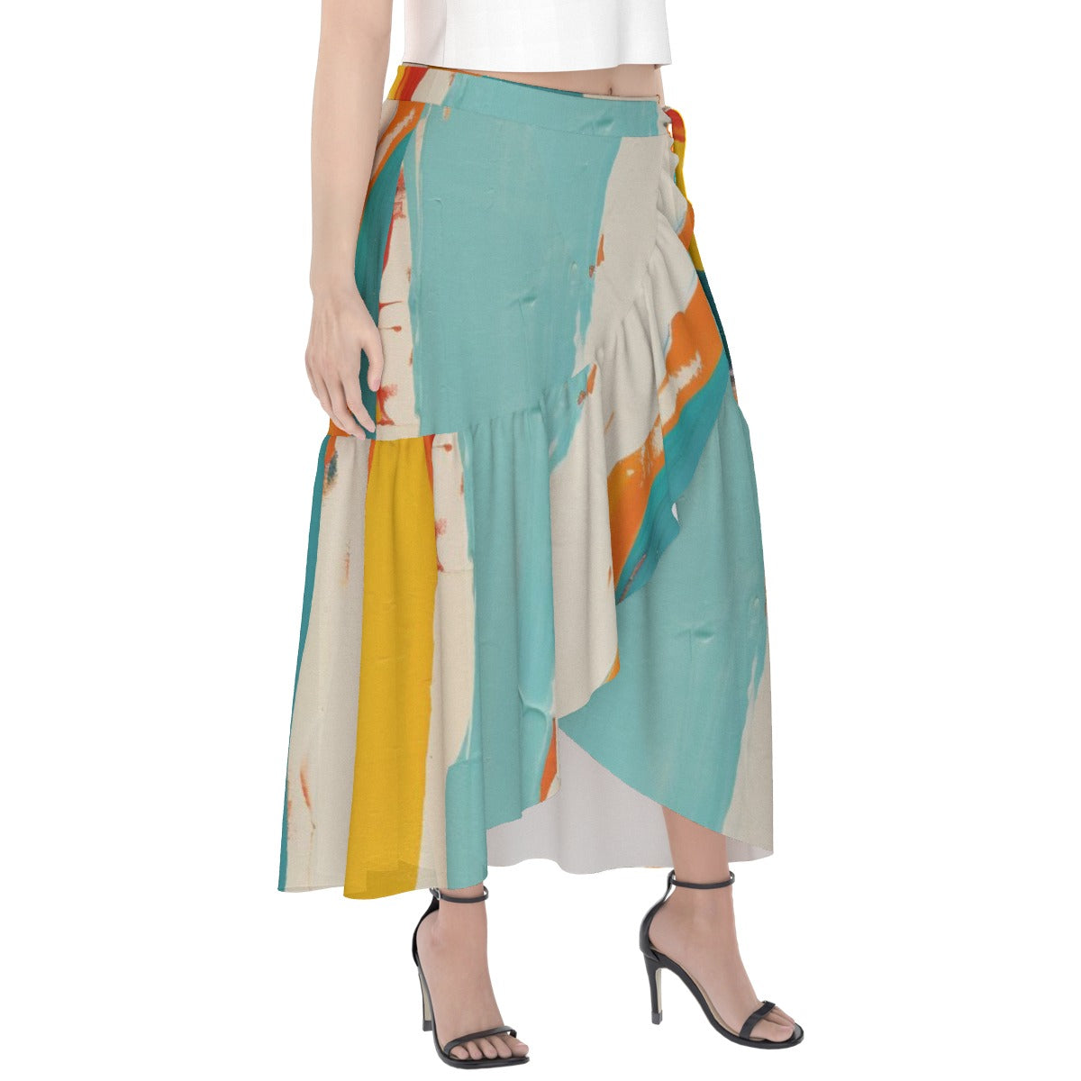 All-Over Print Women's Wrap Skirt