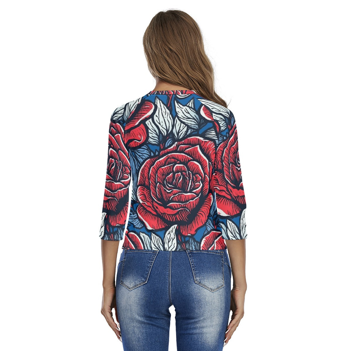 All-Over Print Women's Raglan Sleeves T-shirts