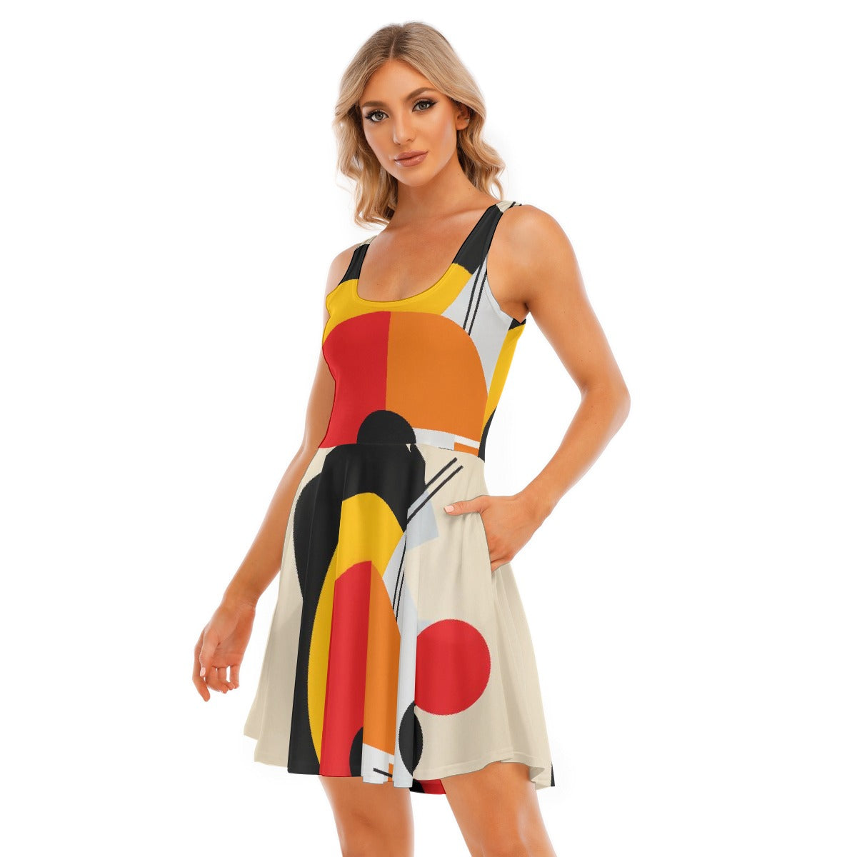 All-Over Print Women's Tank Vest Dress