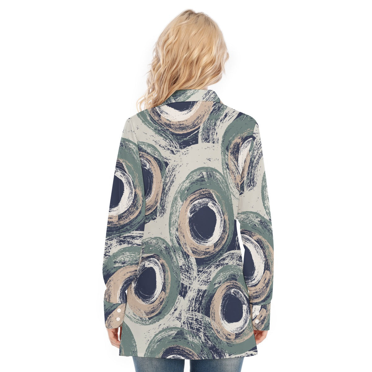 All-Over Print Women's Long Shirt