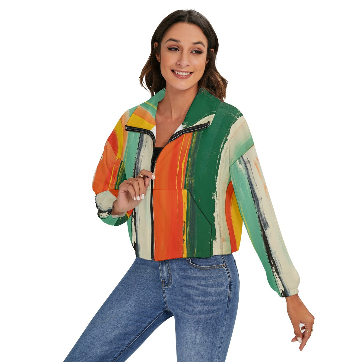 All-Over Print Women's Zip Jacket