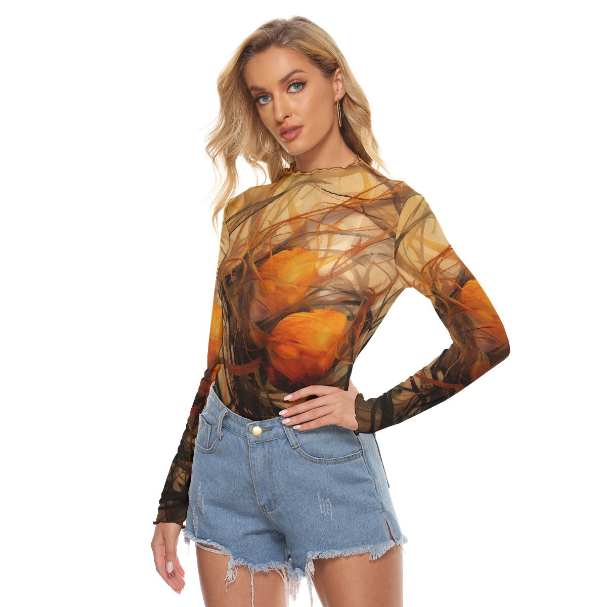 All-Over Print Women's Mesh T-shirt