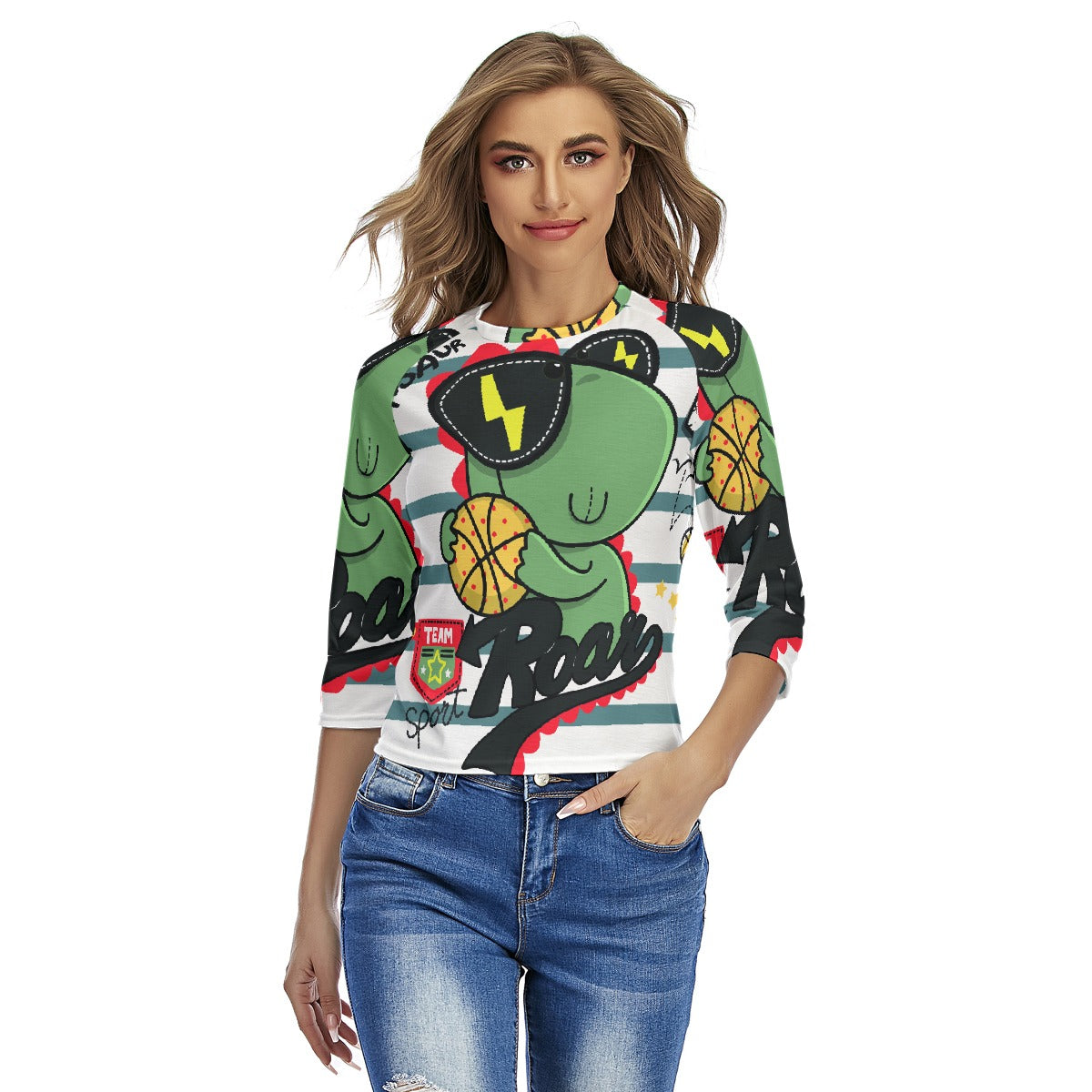 All-Over Print Women's Raglan Sleeves T-shirts