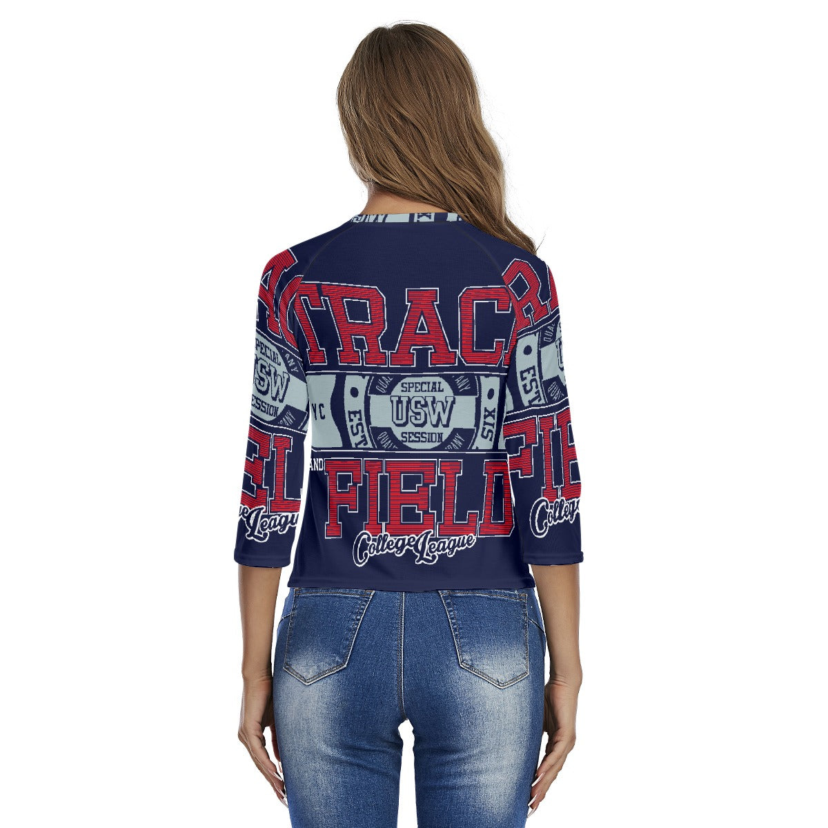 All-Over Print Women's Raglan Sleeves T-shirts