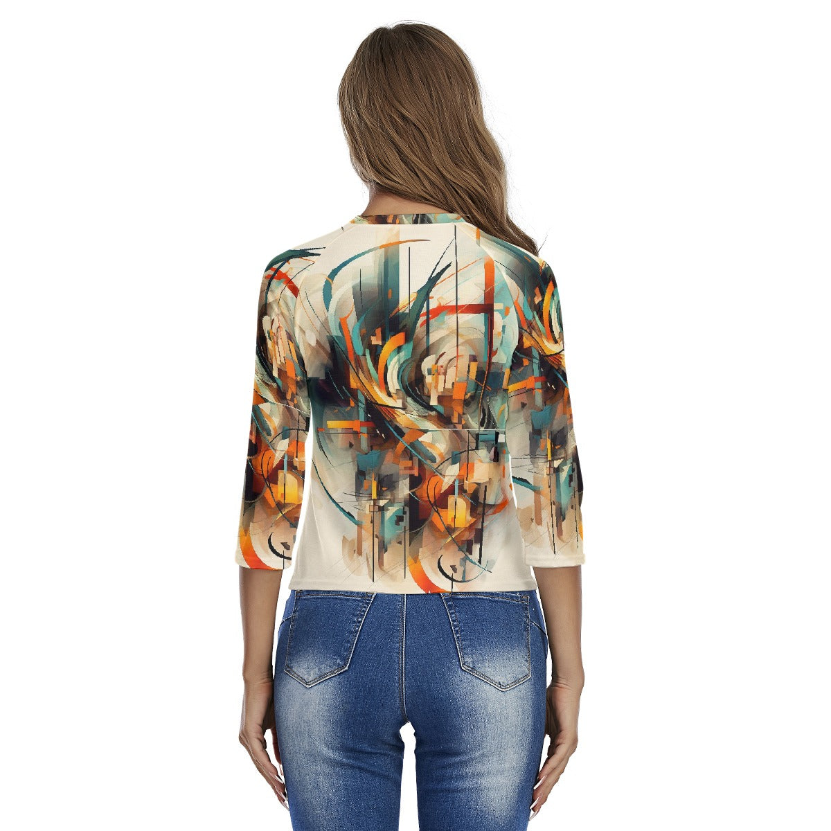 All-Over Print Women's Raglan Sleeves T-shirts