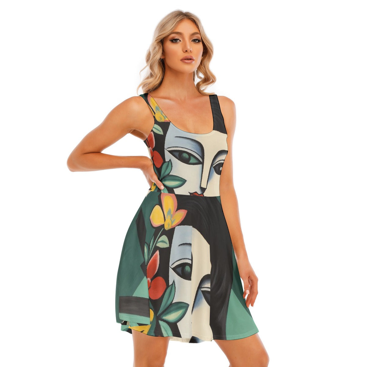 All-Over Print Women's Tank Vest Dress