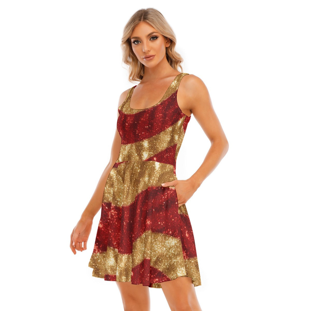 All-Over Print Women's Tank Vest Dress