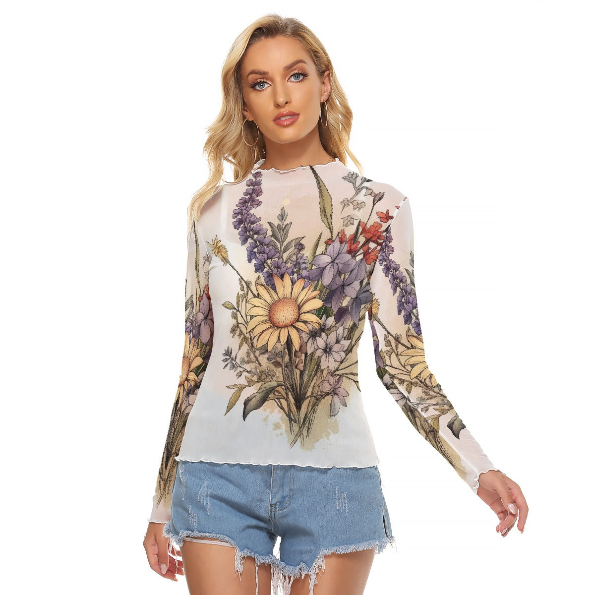 All-Over Print Women's Mesh T-shirt