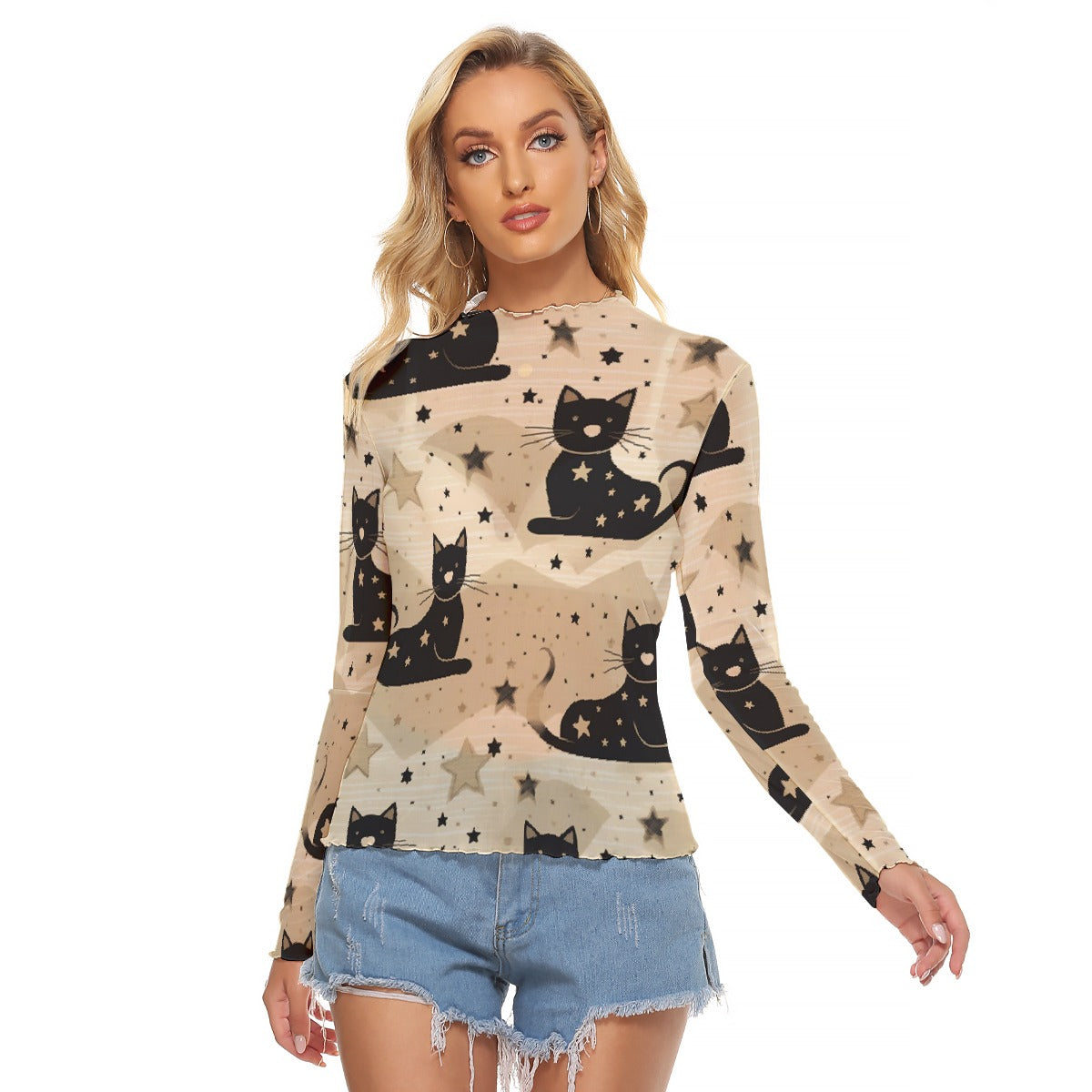 All-Over Print Women's Mesh T-shirt