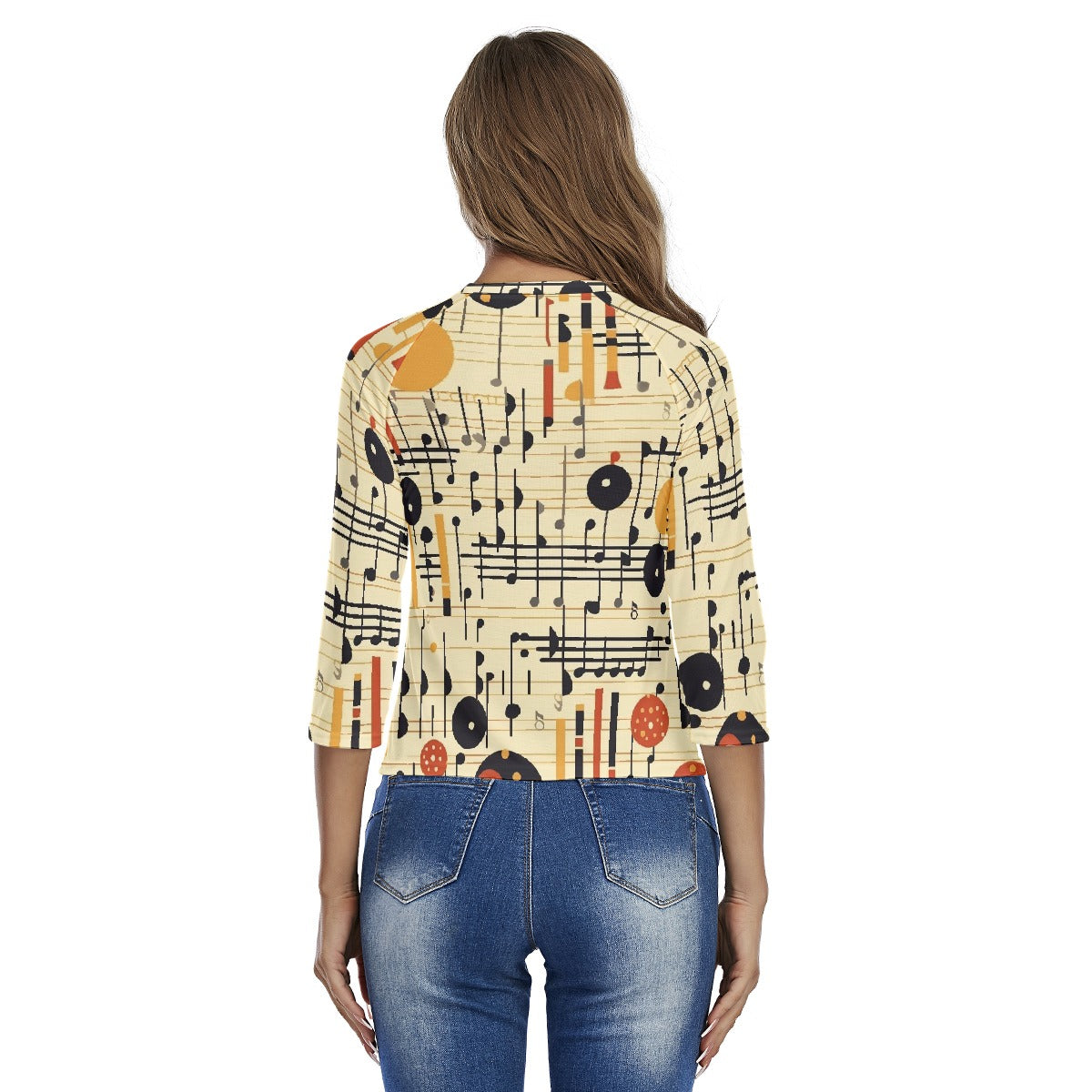 All-Over Print Women's Raglan Sleeves T-shirts