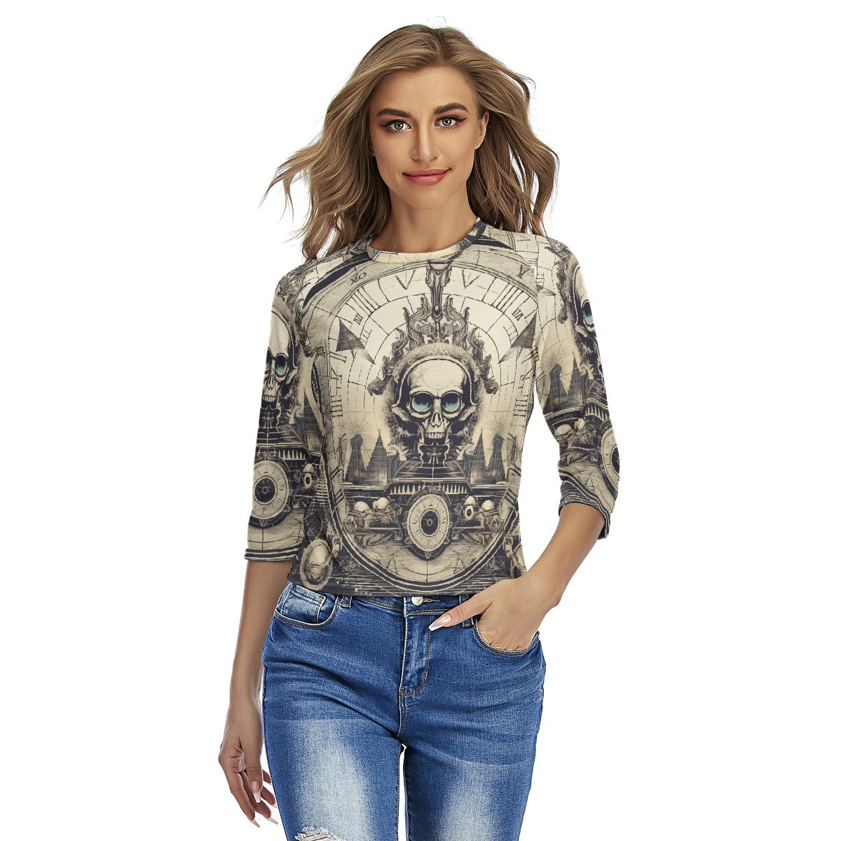 All-Over Print Women's Raglan Sleeves T-shirts