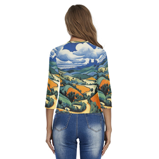 All-Over Print Women's Raglan Sleeves T-shirts