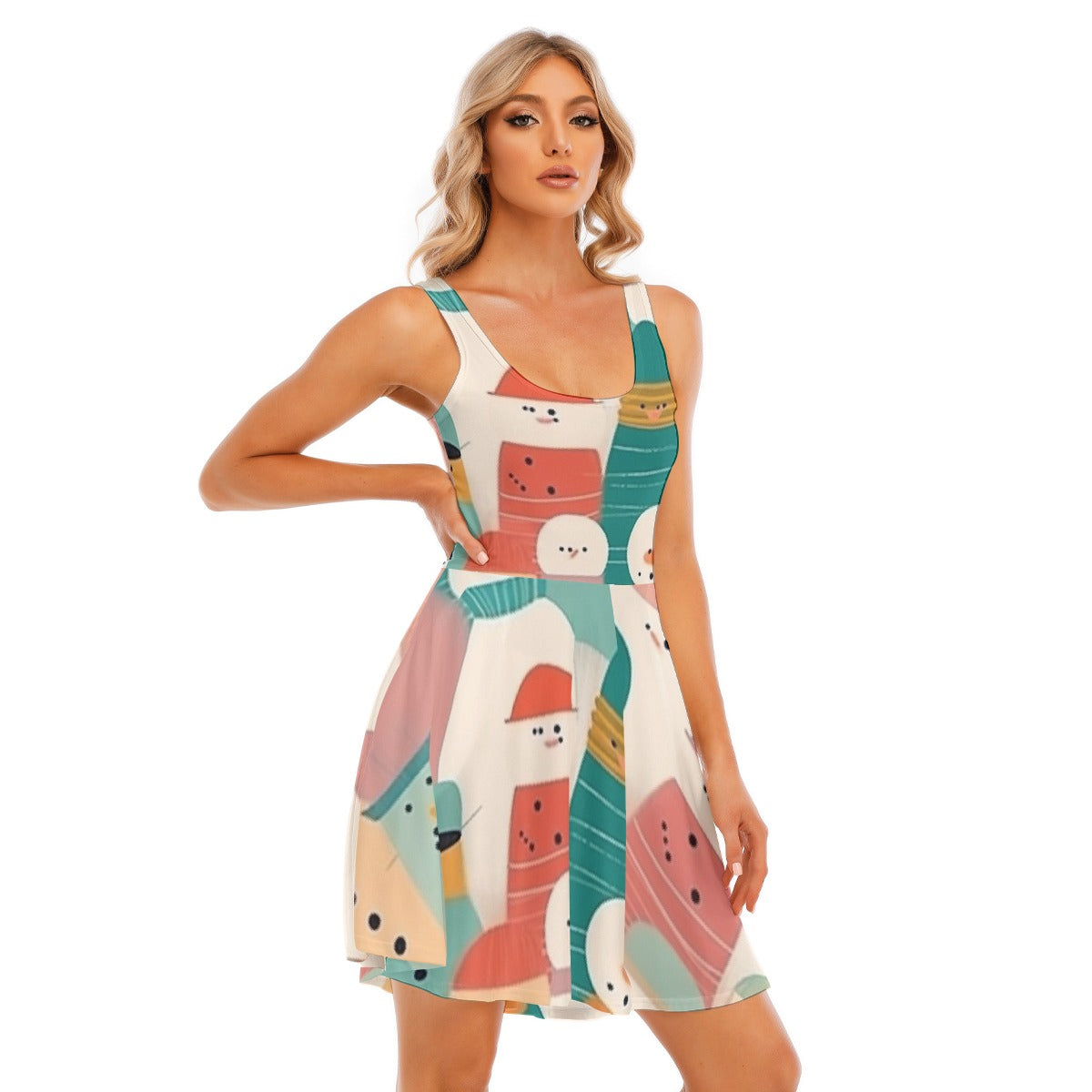 All-Over Print Women's Tank Vest Dress