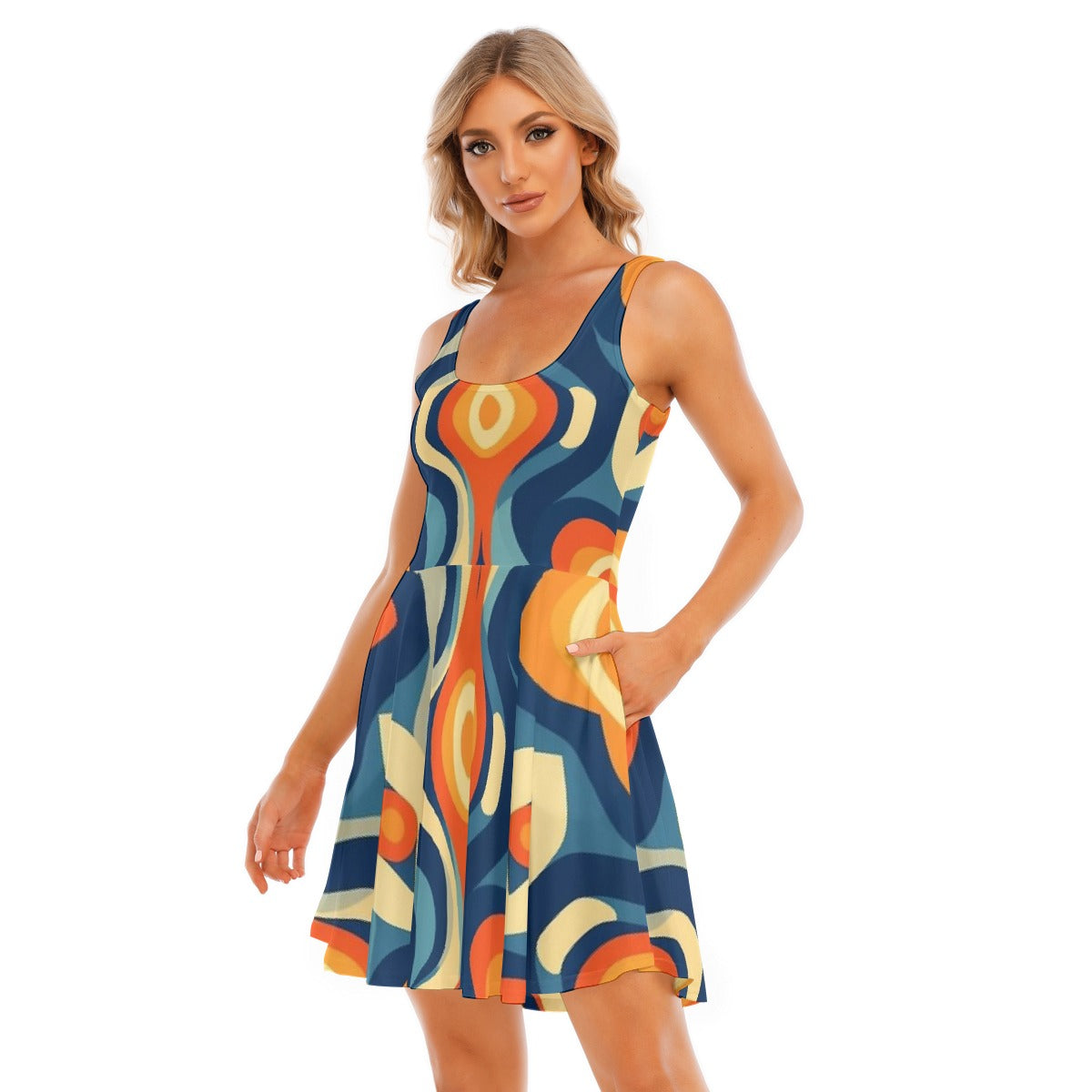 All-Over Print Women's Tank Vest Dress