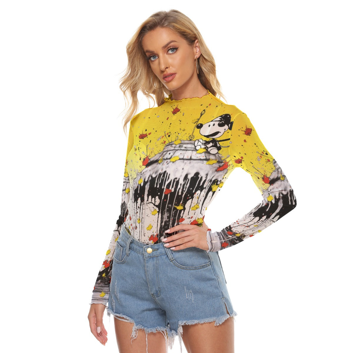 All-Over Print Women's Mesh T-shirt