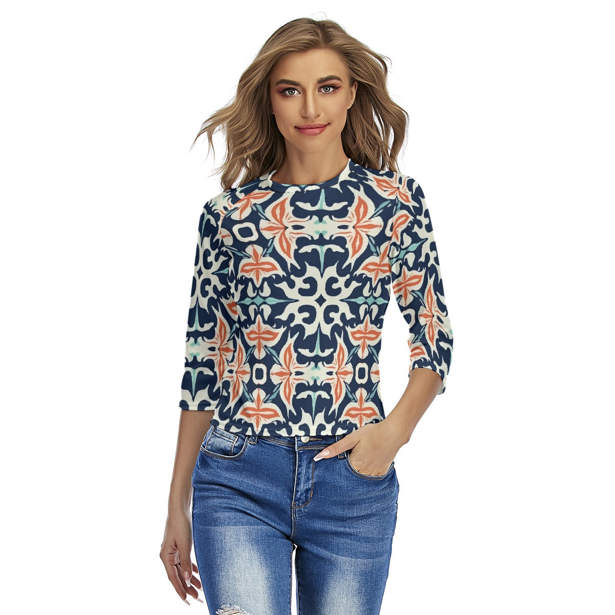 All-Over Print Women's Raglan Sleeves T-shirts