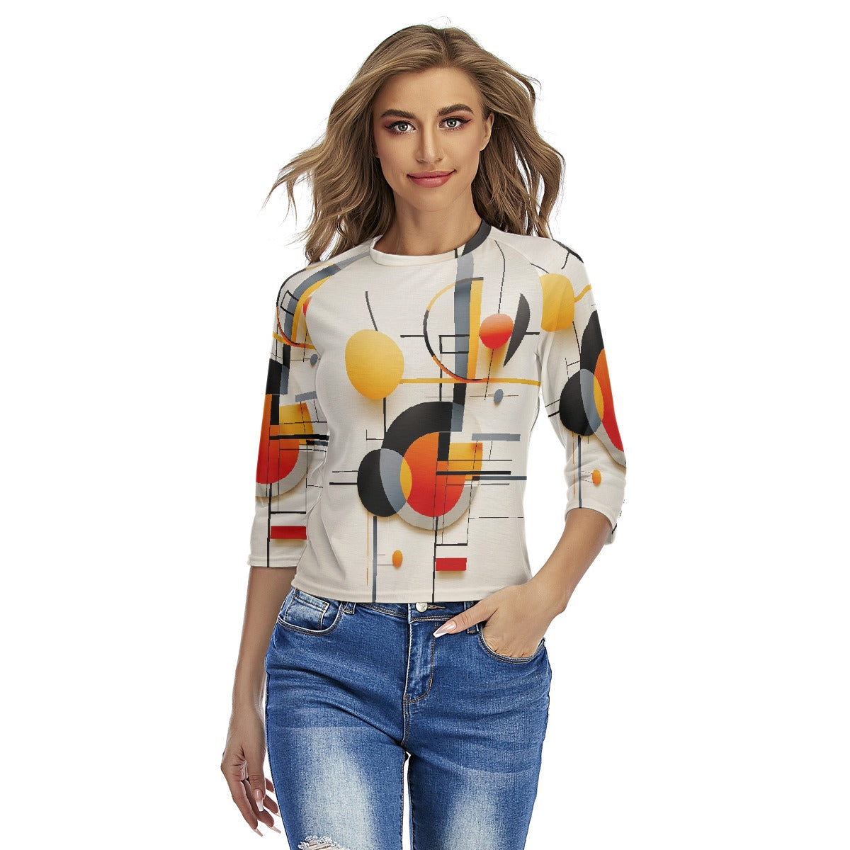 All-Over Print Women's Raglan Sleeves T-shirts