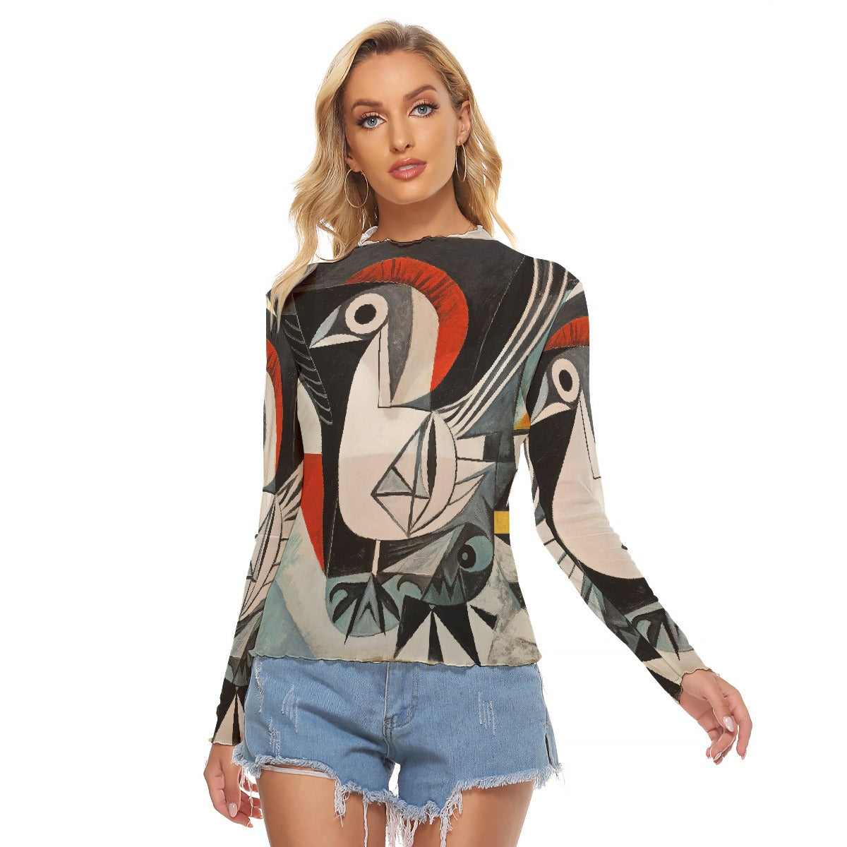 All-Over Print Women's Mesh T-shirt