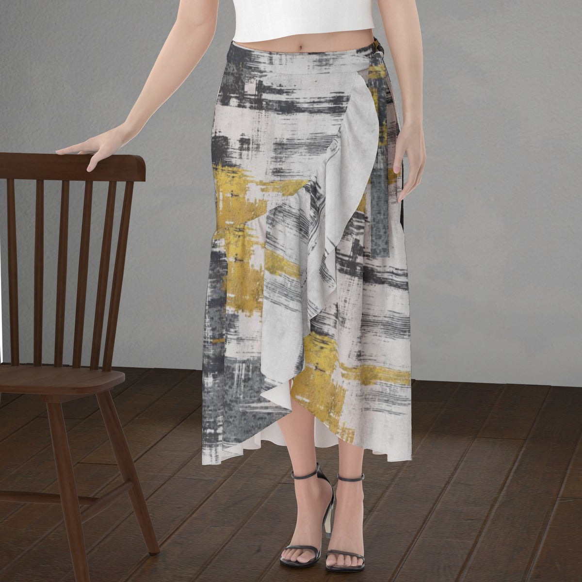 All-Over Print Women's Wrap Skirt