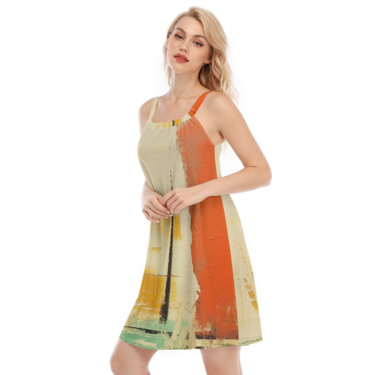 All-Over Print Women's Sleeveless Cami Dress