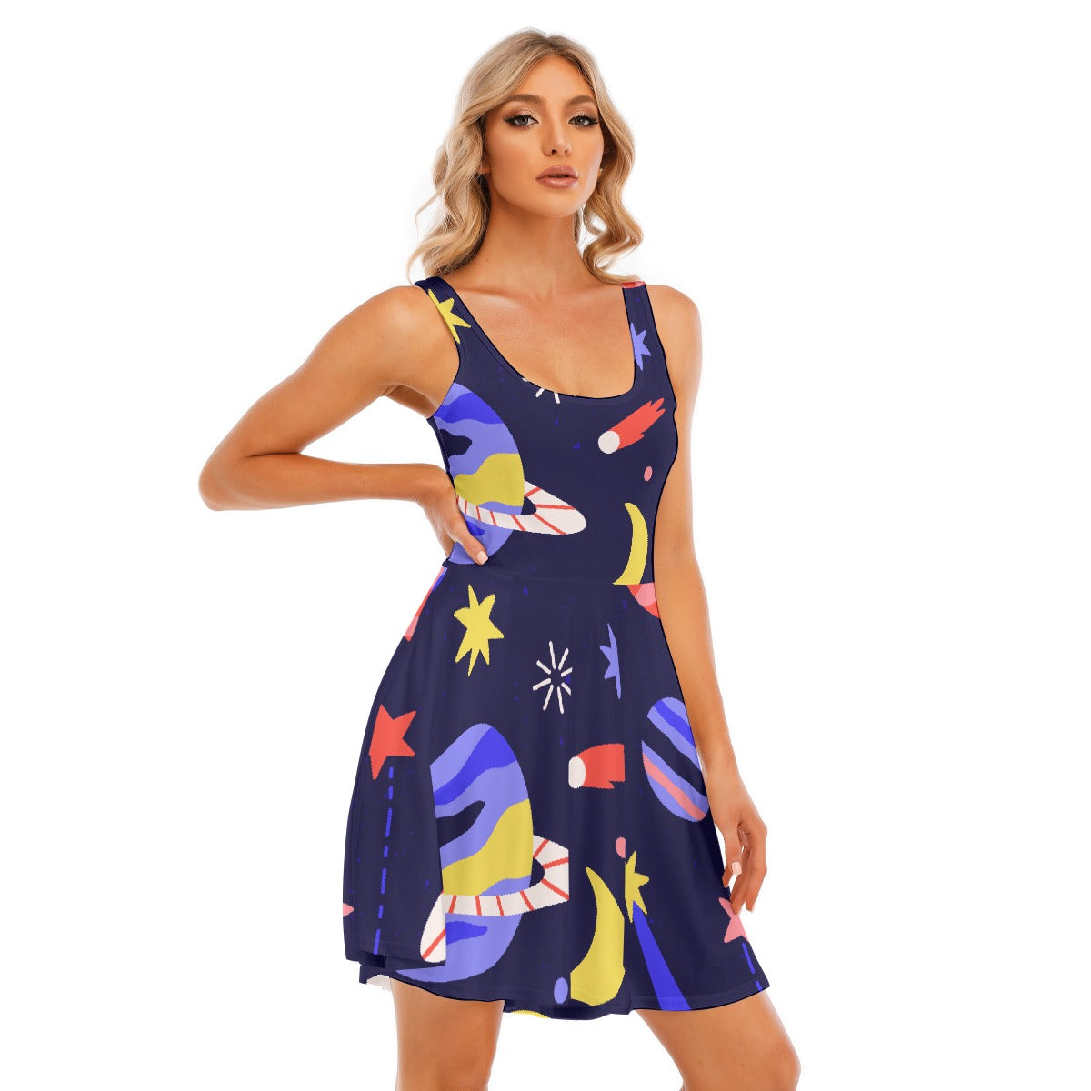 All-Over Print Women's Tank Vest Dress