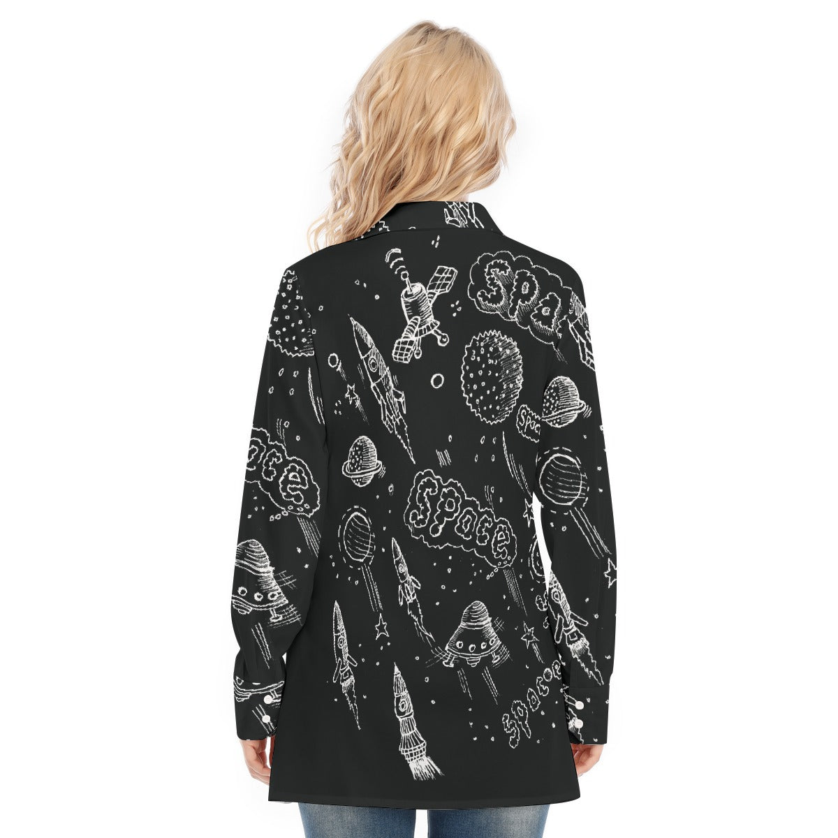 All-Over Print Women's Long Shirt