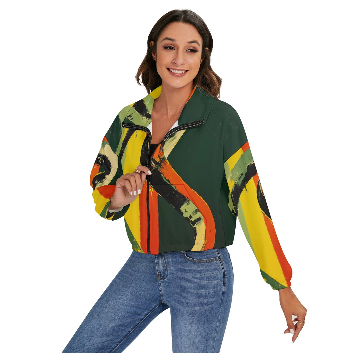 All-Over Print Women's Zip Jacket