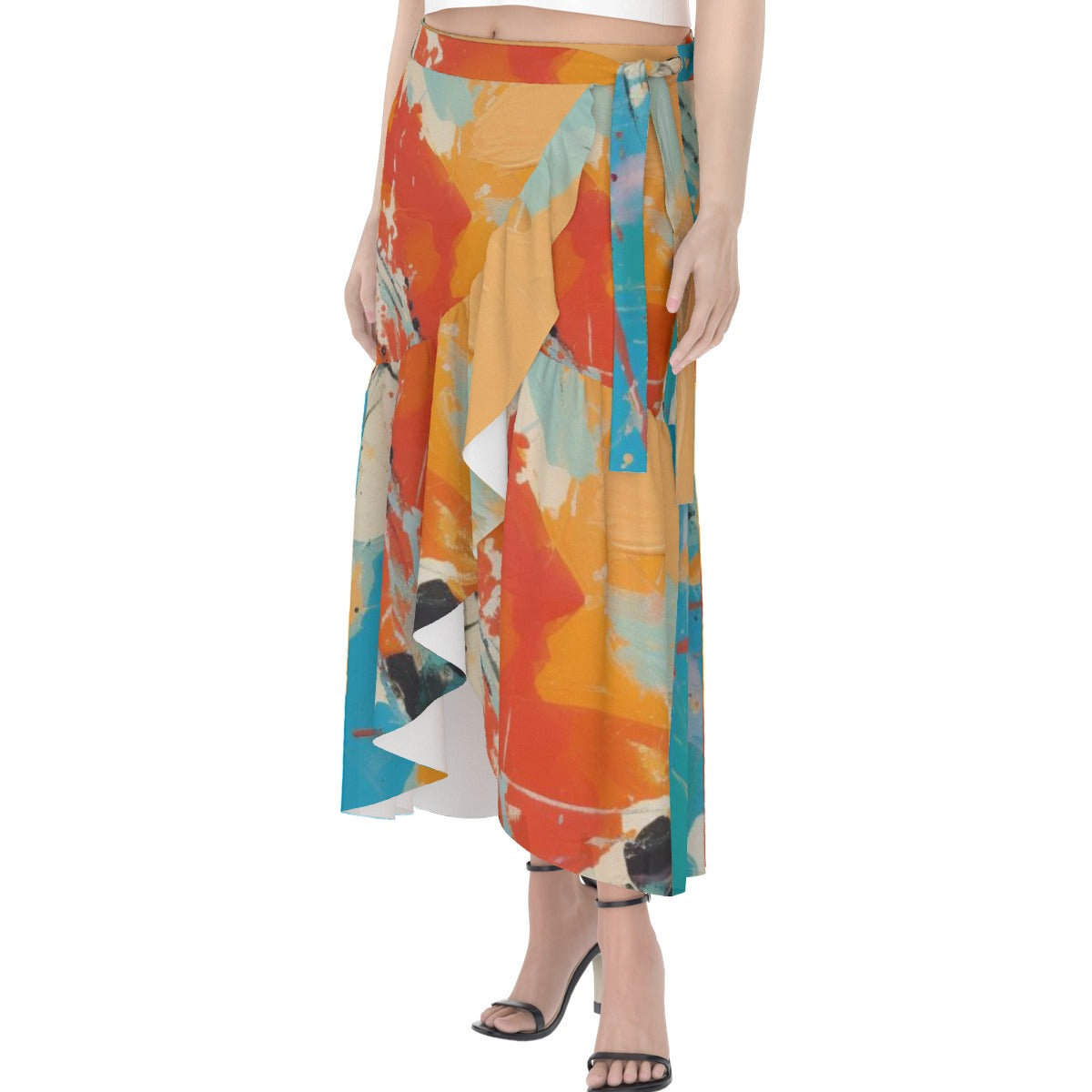 All-Over Print Women's Wrap Skirt