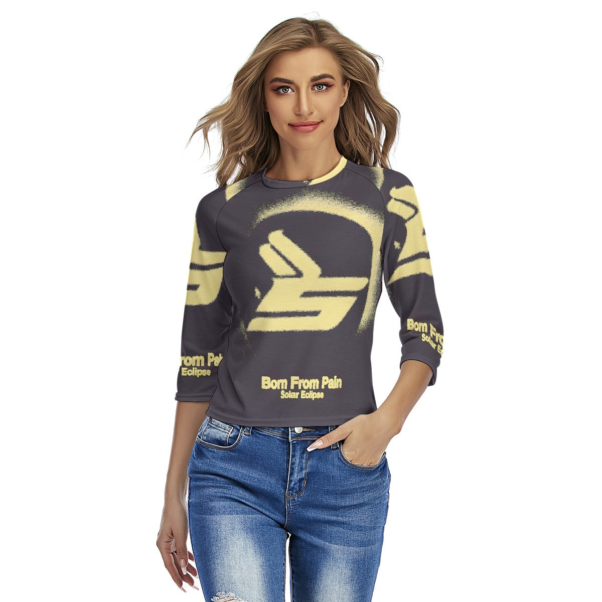 All-Over Print Women's Raglan Sleeves T-shirts