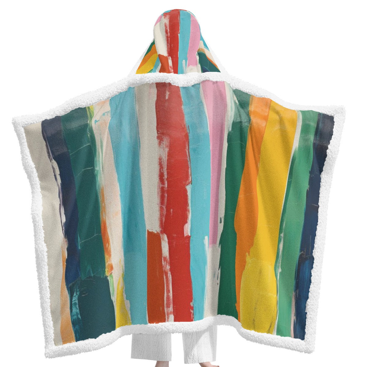 All-Over Print Unisex Wearable Hooded Blanket