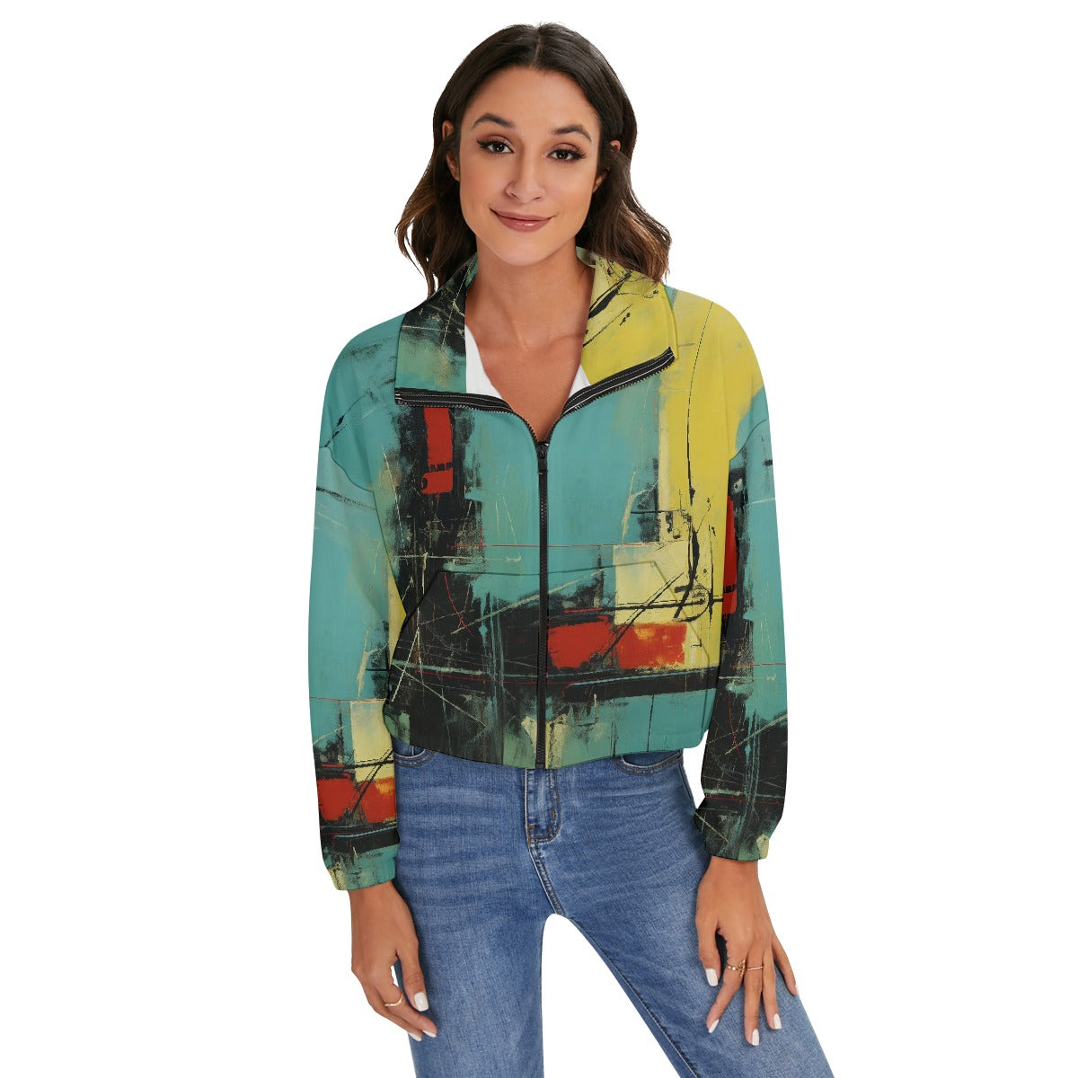 All-Over Print Women's Zip Jacket