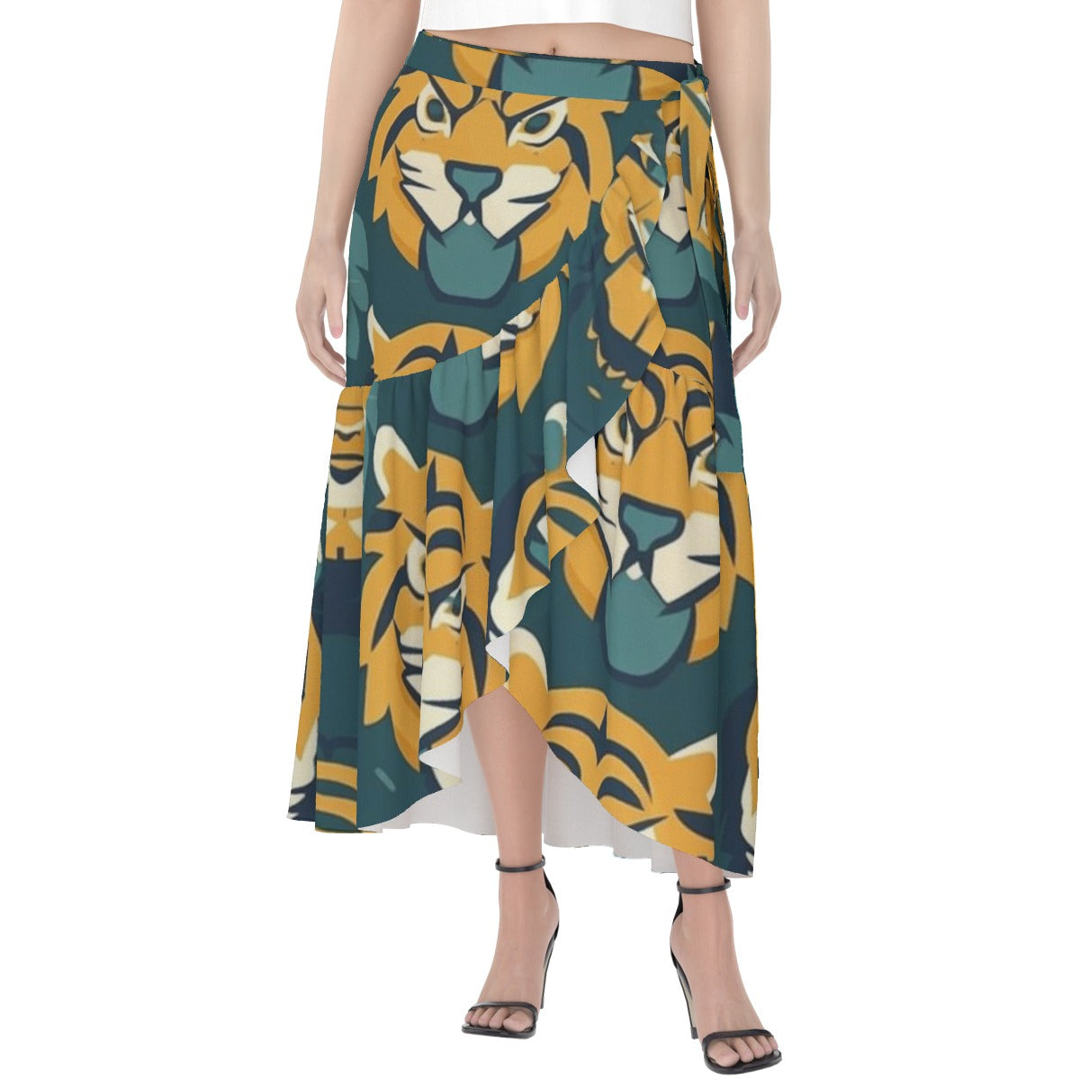 All-Over Print Women's Wrap Skirt