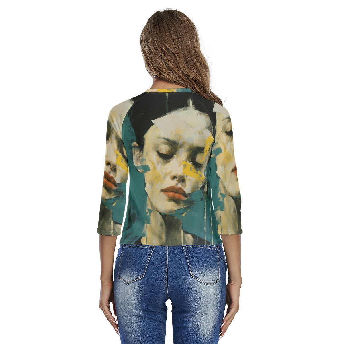 All-Over Print Women's Raglan Sleeves T-shirts