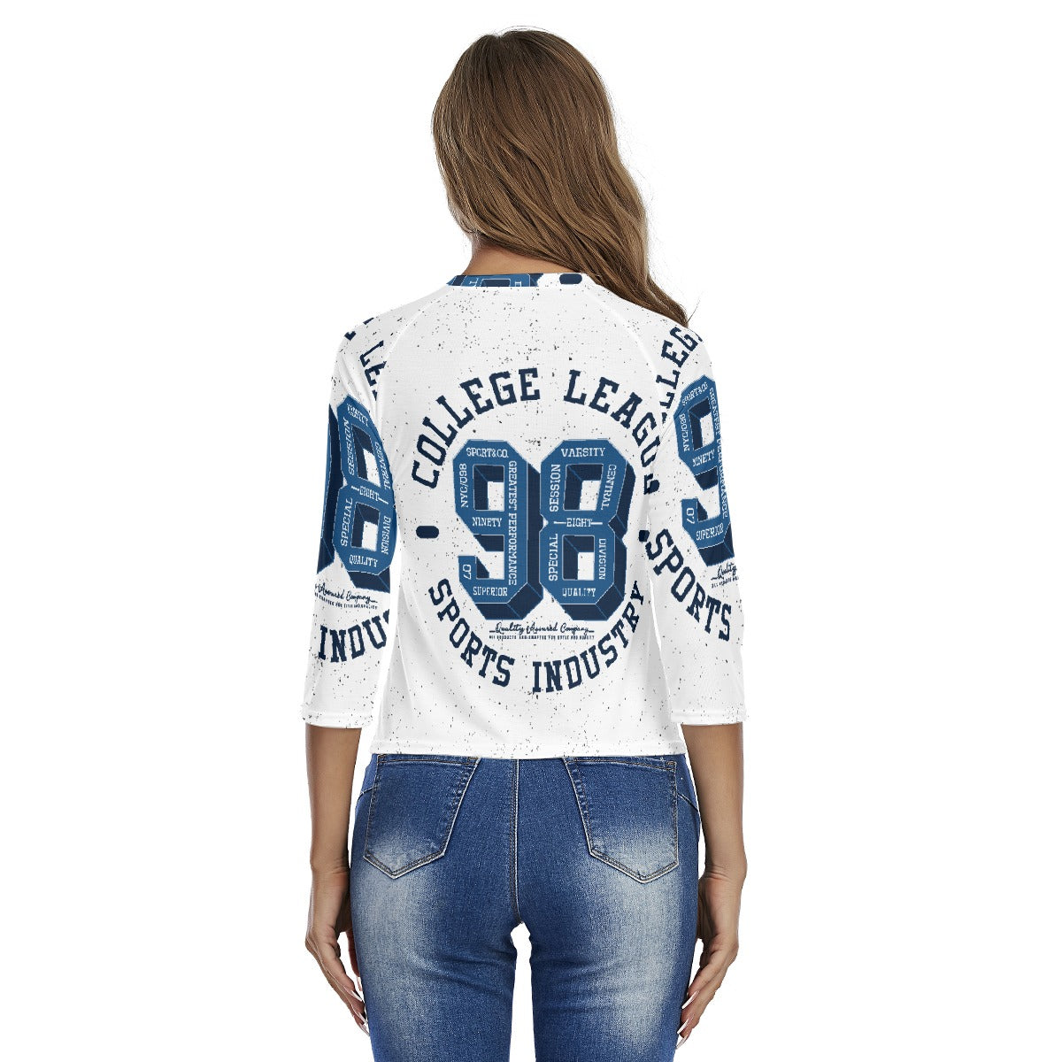 All-Over Print Women's Raglan Sleeves T-shirts