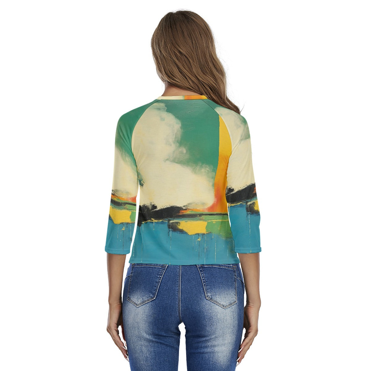 All-Over Print Women's Raglan Sleeves T-shirts